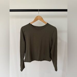 Lululemon Cotton Long Sleeve Top